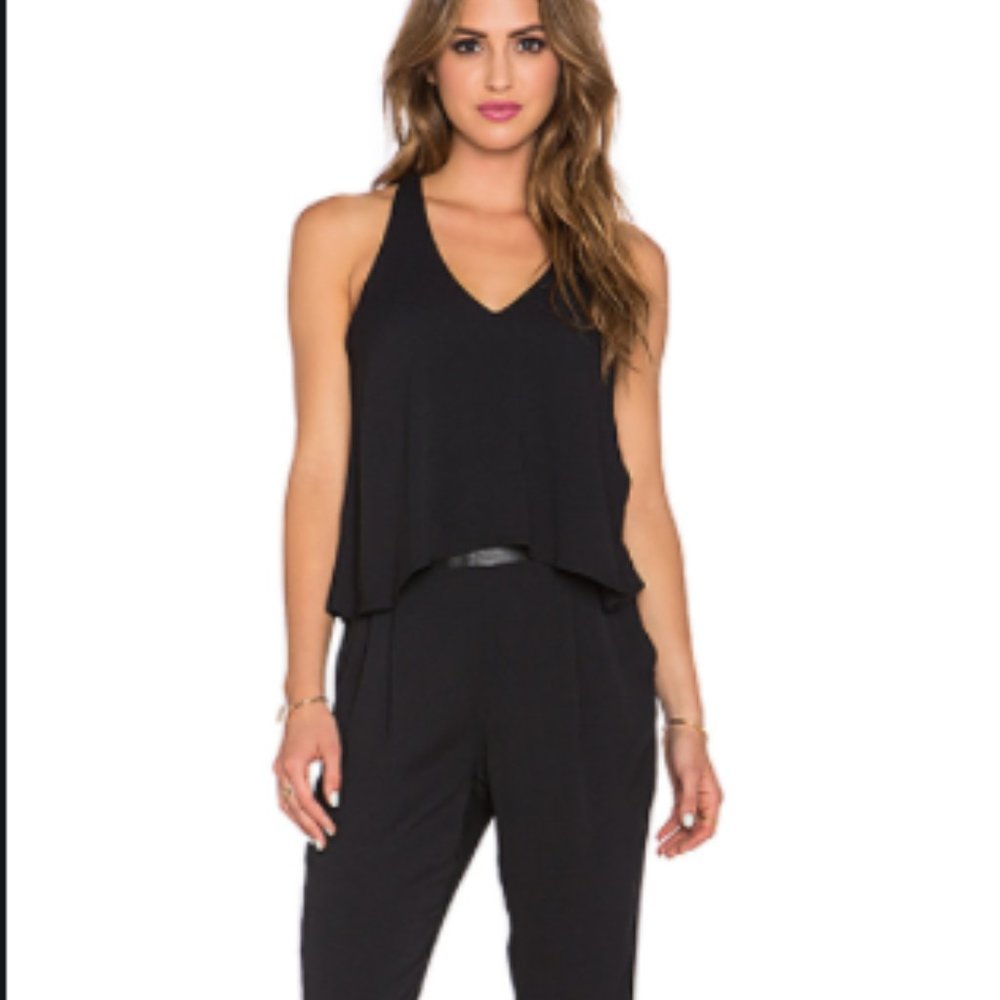 Ella Moss black jumpsuit size small